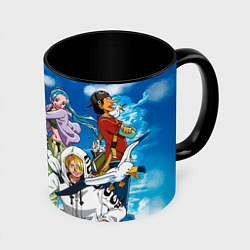 Кружка 3D One Piece, цвет: 3D-белый + черный