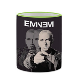 Кружка 3D Eminem: You, цвет: 3D-светло-зеленый кант — фото 2