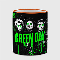 Кружка 3D Green Day: Acid Colour, цвет: 3D-оранжевый кант — фото 2