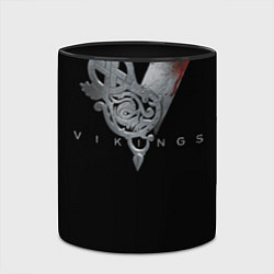 Кружка 3D Vikings Emblem, цвет: 3D-белый + черный — фото 2
