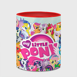 Кружка 3D My Little Pony, цвет: 3D-белый + красный — фото 2
