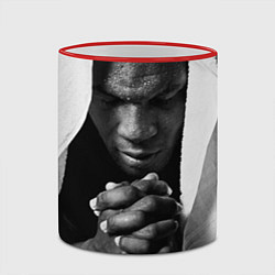 Кружка 3D Майк Тайсон, цвет: 3D-красный кант — фото 2