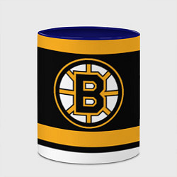 Кружка 3D Boston Bruins, цвет: 3D-белый + синий — фото 2