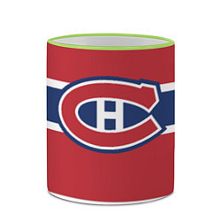 Кружка 3D Montreal Canadiens, цвет: 3D-светло-зеленый кант — фото 2