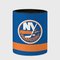 Кружка 3D New York Islanders, цвет: 3D-белый + черный — фото 2