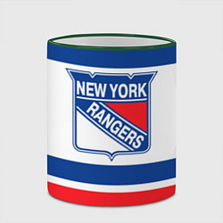 Кружка 3D New York Rangers, цвет: 3D-зеленый кант — фото 2