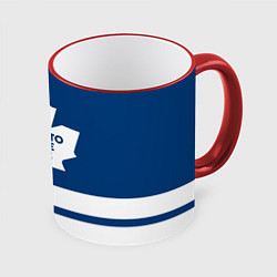 Кружка 3D Toronto Maple Leafs, цвет: 3D-красный кант