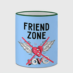 Кружка 3D Friendzone, цвет: 3D-зеленый кант — фото 2