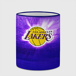 Кружка 3D Los Angeles Lakers, цвет: 3D-синий кант — фото 2
