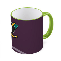 Кружка 3D Anaheim Ducks Selanne, цвет: 3D-светло-зеленый кант