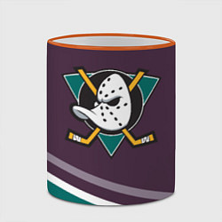 Кружка 3D Anaheim Ducks Selanne, цвет: 3D-оранжевый кант — фото 2