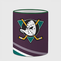 Кружка 3D Anaheim Ducks Selanne, цвет: 3D-зеленый кант — фото 2