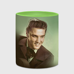 Кружка 3D Elvis Young, цвет: 3D-белый + светло-зеленый — фото 2
