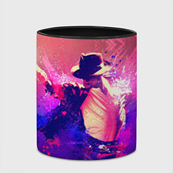 Кружка 3D Michael Jackson: Moon, цвет: 3D-белый + черный — фото 2