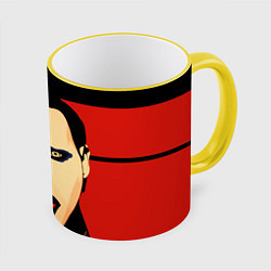 Кружка цветная Mаrilyn Manson
