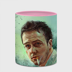 Кружка 3D Нортон с сигаретой, цвет: 3D-белый + розовый — фото 2