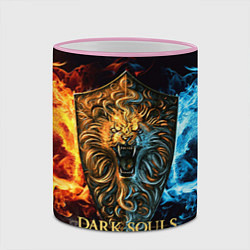 Кружка 3D Dark Souls: Lion Shield, цвет: 3D-розовый кант — фото 2