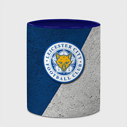 Кружка 3D Leicester City FC, цвет: 3D-белый + синий — фото 2