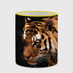 Кружка 3D Тигрица, цвет: 3D-желтый кант — фото 2