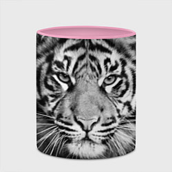 Кружка 3D Красавец тигр, цвет: 3D-белый + розовый — фото 2