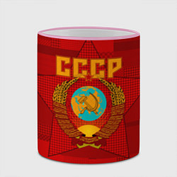 Кружка 3D СССР, цвет: 3D-розовый кант — фото 2