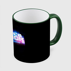 Кружка 3D Trancemission: Trance we love, цвет: 3D-зеленый кант