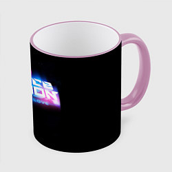Кружка 3D Trancemission: Trance we love, цвет: 3D-розовый кант