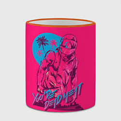 Кружка 3D You're dead meat, цвет: 3D-оранжевый кант — фото 2