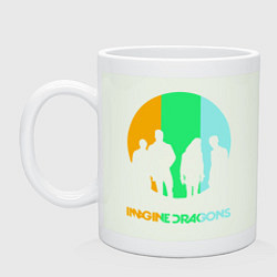 Кружка керамическая Imagine Dragons: Evolve, цвет: фосфор