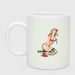 Кружка Рисованная девушка