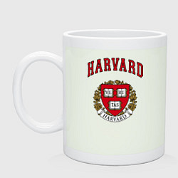 Кружка керамическая Harvard university, цвет: фосфор