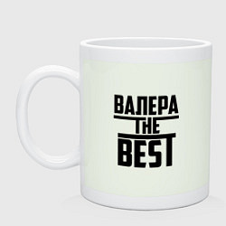 Кружка керамическая Валера the best, цвет: фосфор