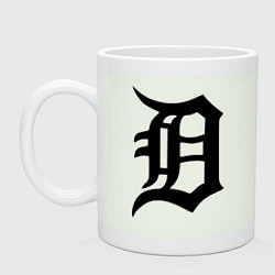 Кружка керамическая Detroit Tigers, цвет: фосфор