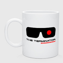 Кружка керамическая The Terminator, цвет: белый