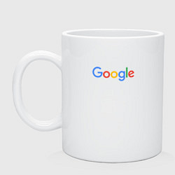 Кружка керамическая Google цвета белый — фото 1