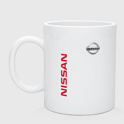 Кружка керамическая Nissan Style, цвет: белый