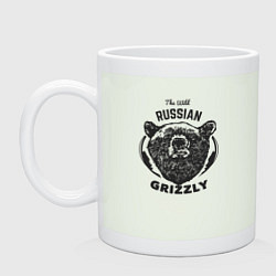 Кружка керамическая Russian Grizzly, цвет: фосфор