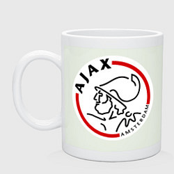 Кружка керамическая Ajax FC, цвет: фосфор