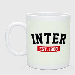 Кружка керамическая FC Inter Est. 1908, цвет: фосфор