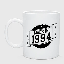 Кружка керамическая Made in 1994, цвет: белый