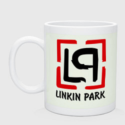 Кружка керамическая Linkin park, цвет: фосфор