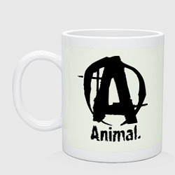 Кружка керамическая Animal Logo, цвет: фосфор