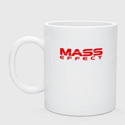 Кружка керамическая MASS EFFECT, цвет: белый