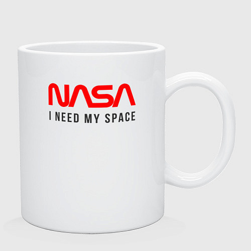 Кружка Nasa i need my space / Белый – фото 2
