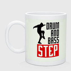 Кружка керамическая Drum and Bass Step цвета фосфор — фото 1
