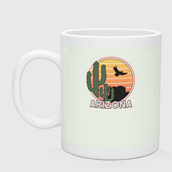 Кружка керамическая Аризона, цвет: фосфор