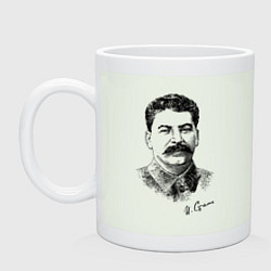 Кружка керамическая Товарищ Сталин, цвет: фосфор