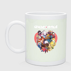 Кружка керамическая UNDERTALE, цвет: фосфор