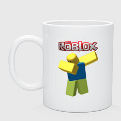 Кружка керамическая Roblox Dab, цвет: белый