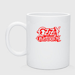 Кружка керамическая Ozzy Osbourne, цвет: белый
